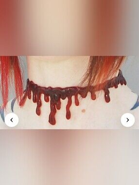VanErikson Handmade Blood Gel Chocker M/L *PHOTO IS EXAMPLE And Not Actual Item*